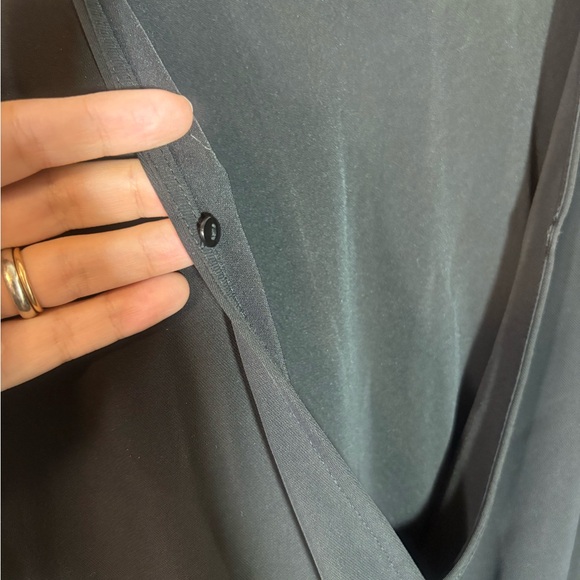 H&M Faux Wrap Black Jumpsuit - Picture 3 of 7